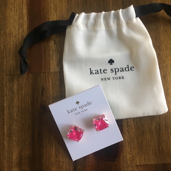 kate spade Jewelry - NWT♠️Kate Spade♠️Small Square Enamel Stud Earrings